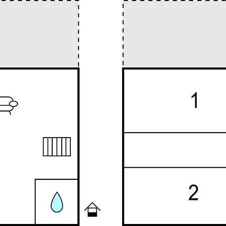 2 Bedroom Cozy In *
